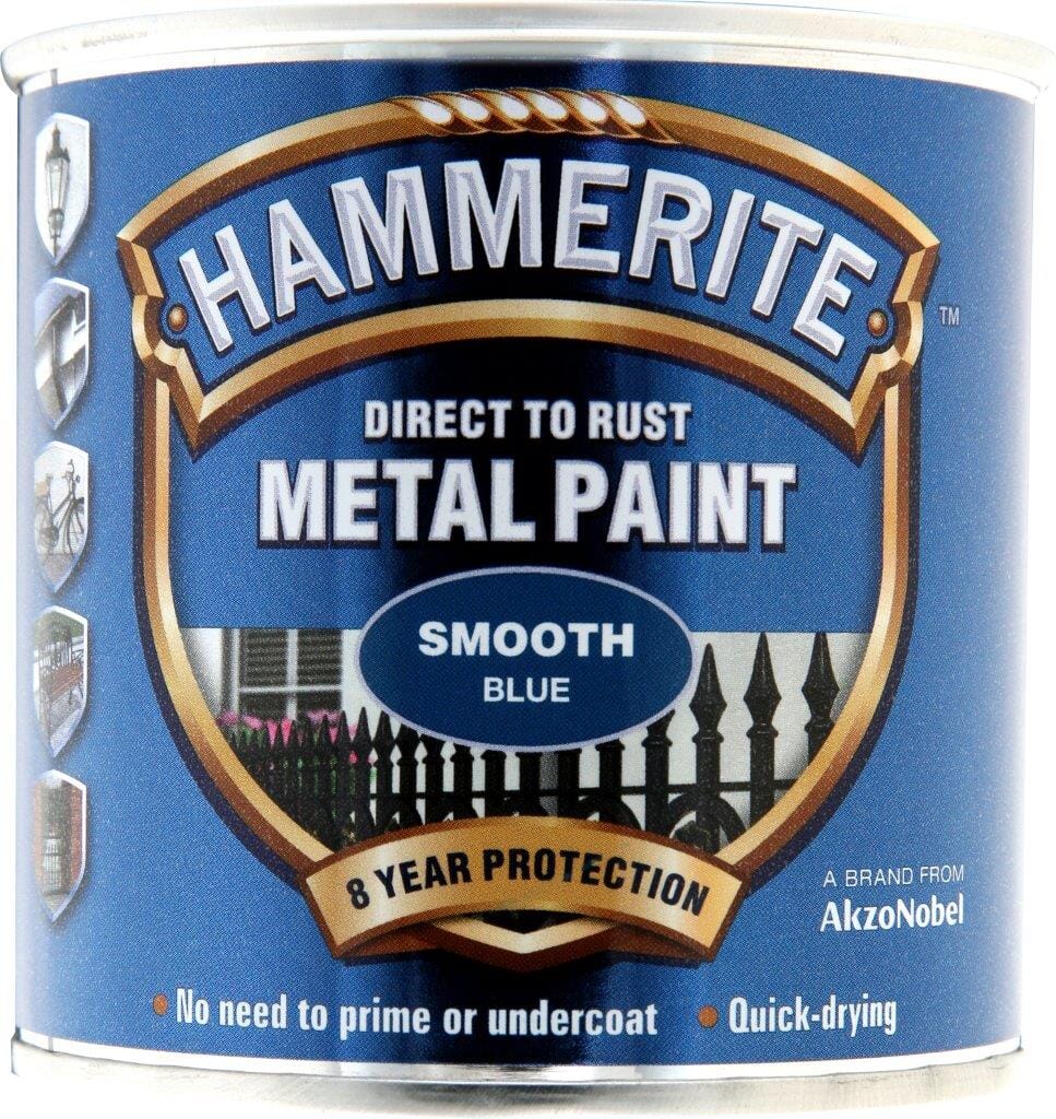 Hammerite Smooth 250ml Blue