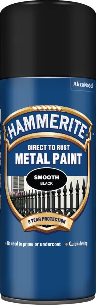 Hammerite Smooth 400ml Aerosol Black