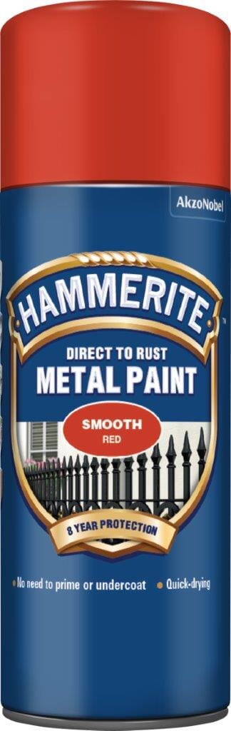 Hammerite Smooth 400ml Aerosol Red