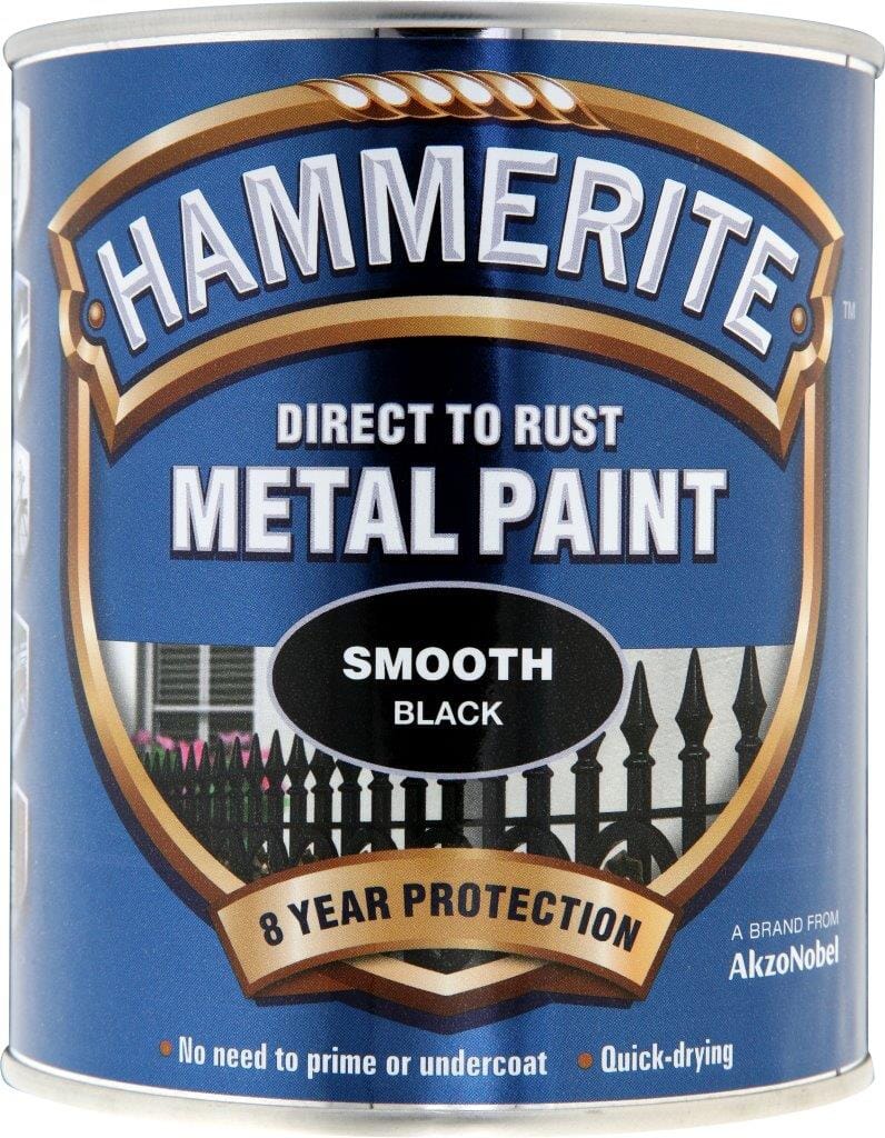 Hammerite Smooth 750ml Black