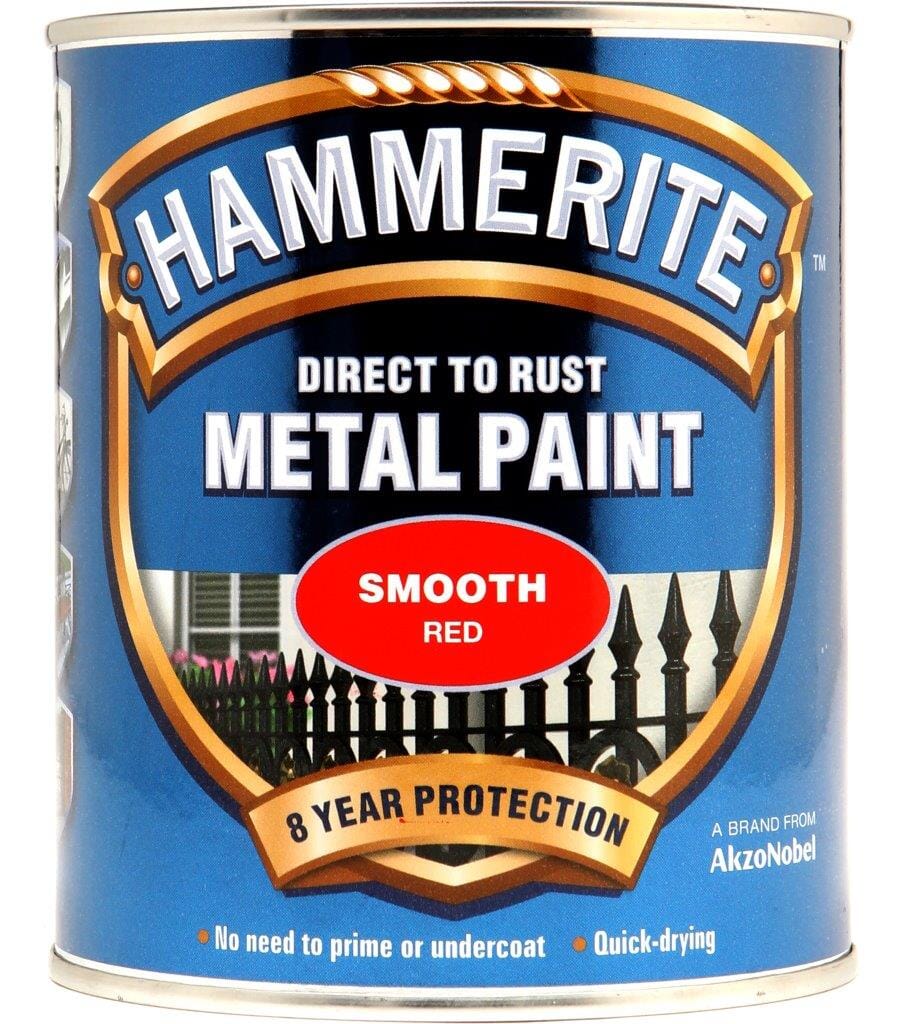 Hammerite Smooth 750ml Red