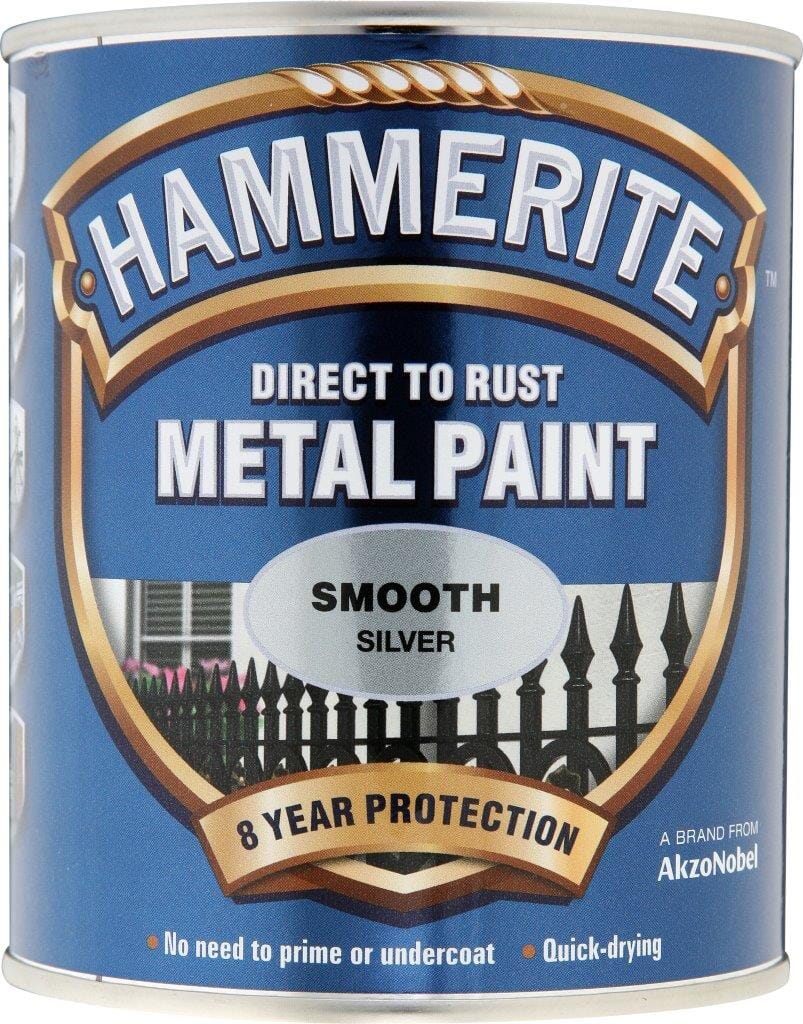 Hammerite Smooth 750ml Silver