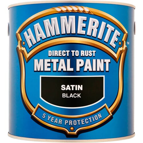 Hammerite Satin 2.5litre Black