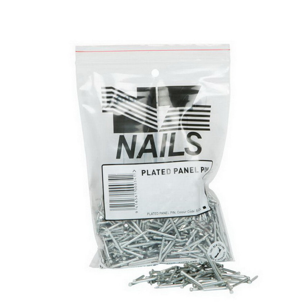 NZ Nails Panel Pins - Plated 250gm 50mm x 2.0mm