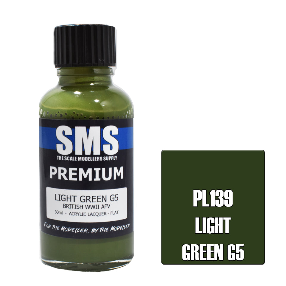 Air Brush Paint 30Ml Premium Light Green G5