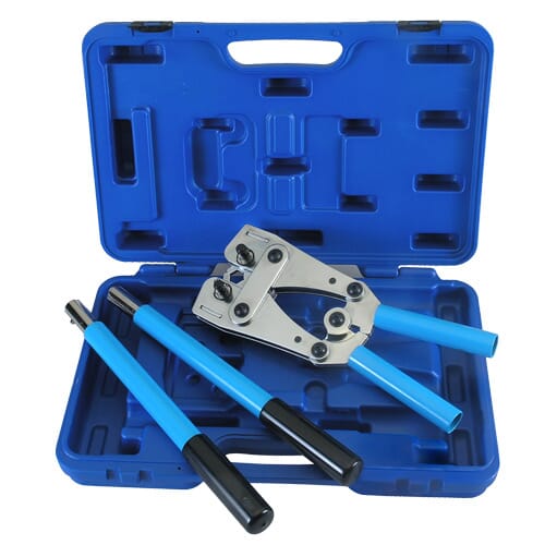 Hanlong HT-T51A Foldable Crimping Tool in Blow Mold Case