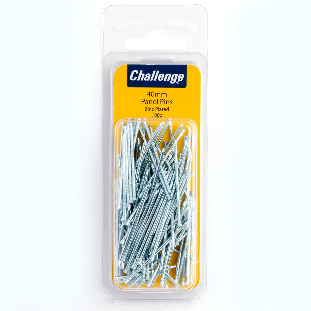 Challenge Panel Pins - 100gm Blister Pack 40mm