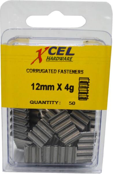 Prepax Corrugated Fasteners 50-pce 12mm x 4