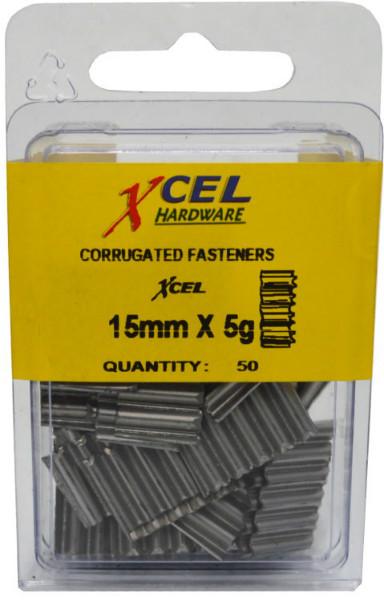 Prepax Corrugated Fasteners 50-pce 15mm x 5