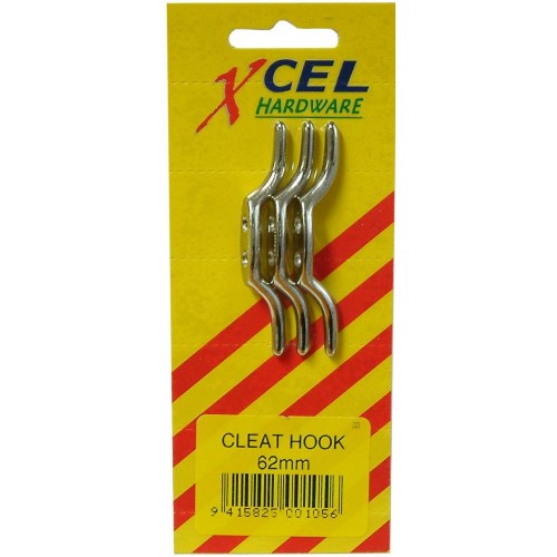 Xcel Cleat Hooks 3-pce 90mm Carded