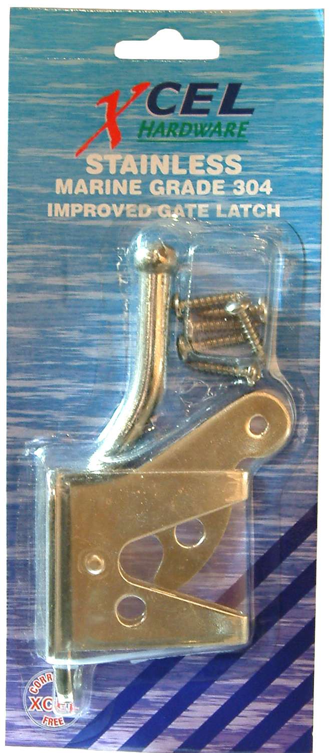 Xcel Gate Latch Snap Type - Stainless Steel #130 Carded