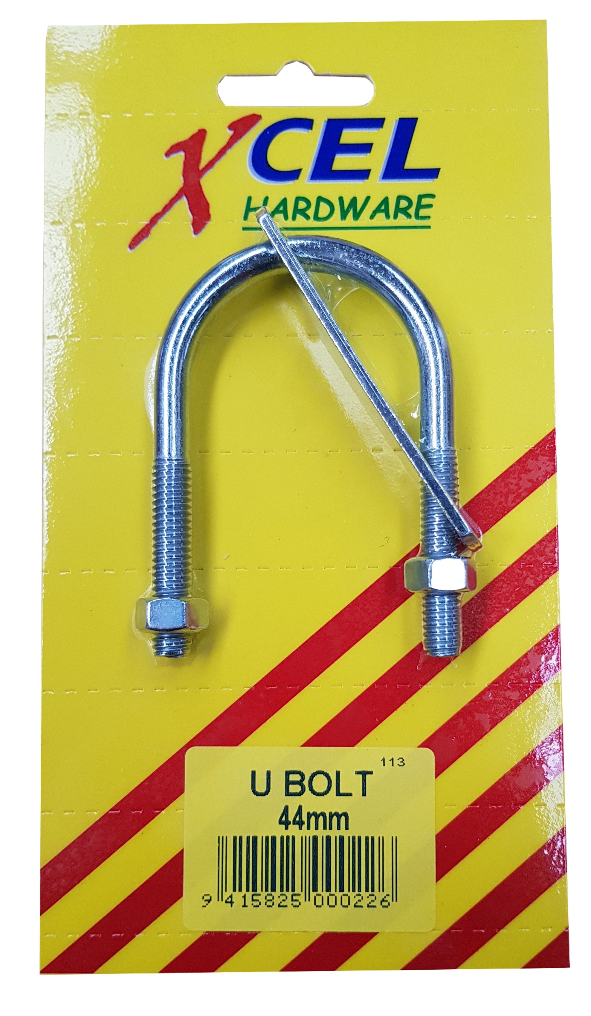 Xcel U-Bolt ZP 44mm Carded