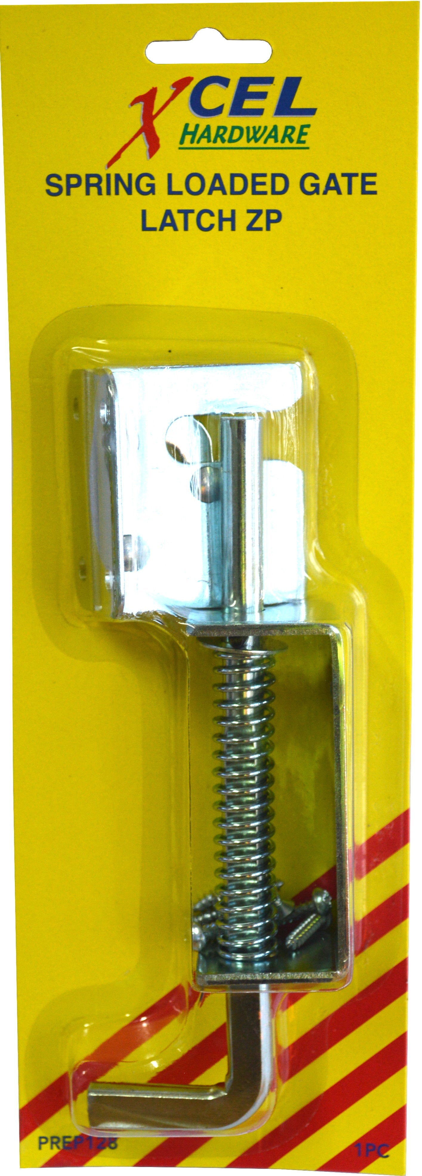 Xcel Gate Latch Spring Loaded Lane Ptn - ZP Carded