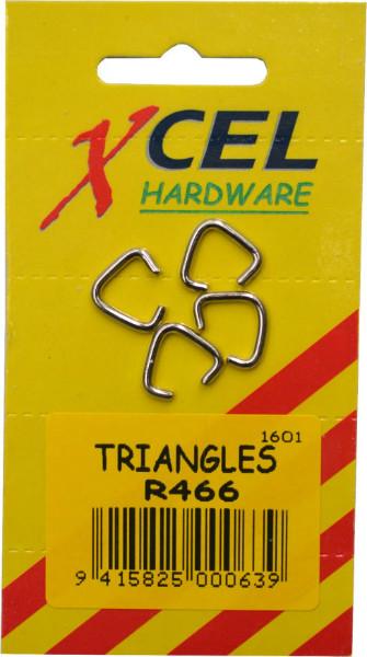 Xcel Chain Triangles NP 4-pce Carded