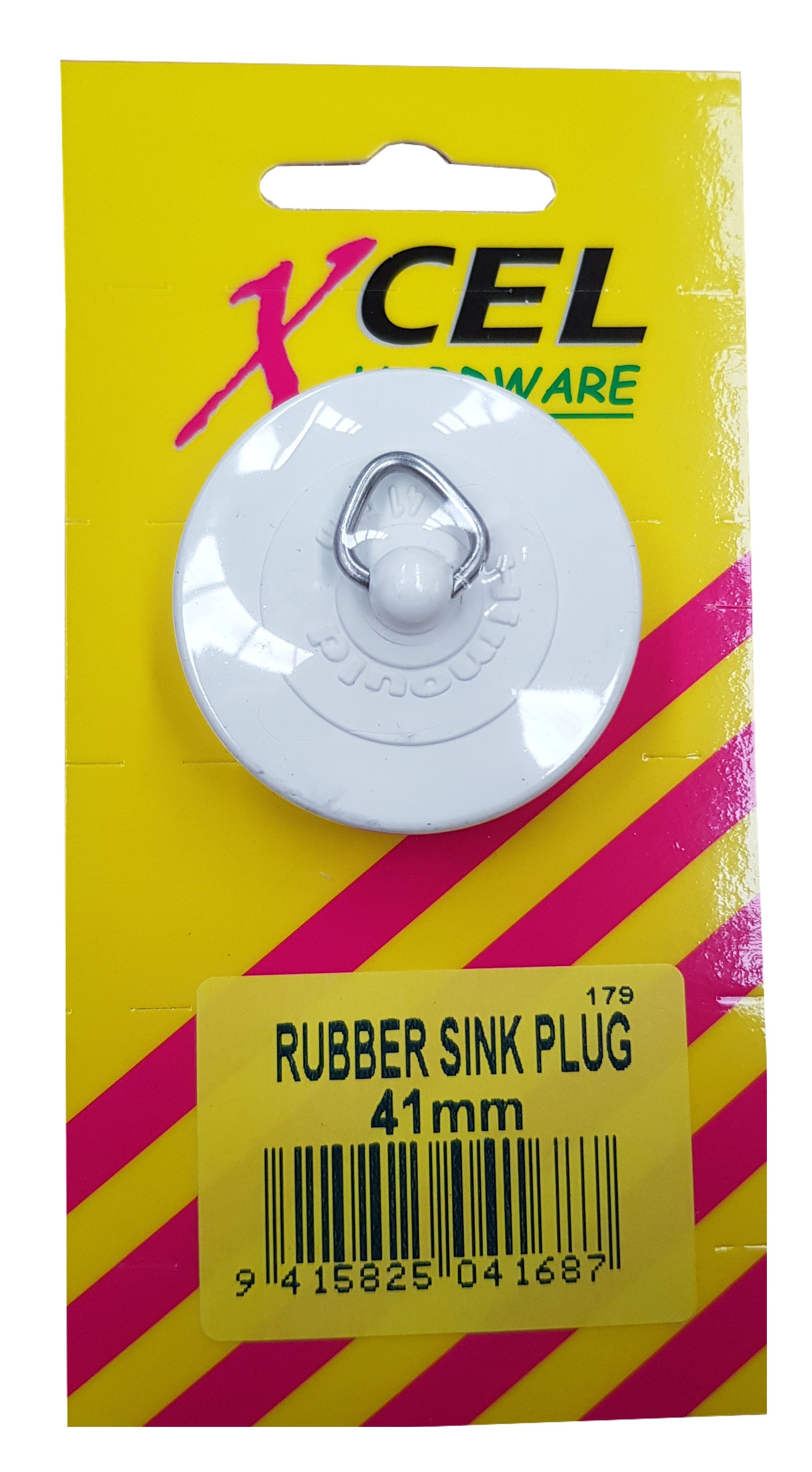 Xcel Rubber Plug 41mm Carded