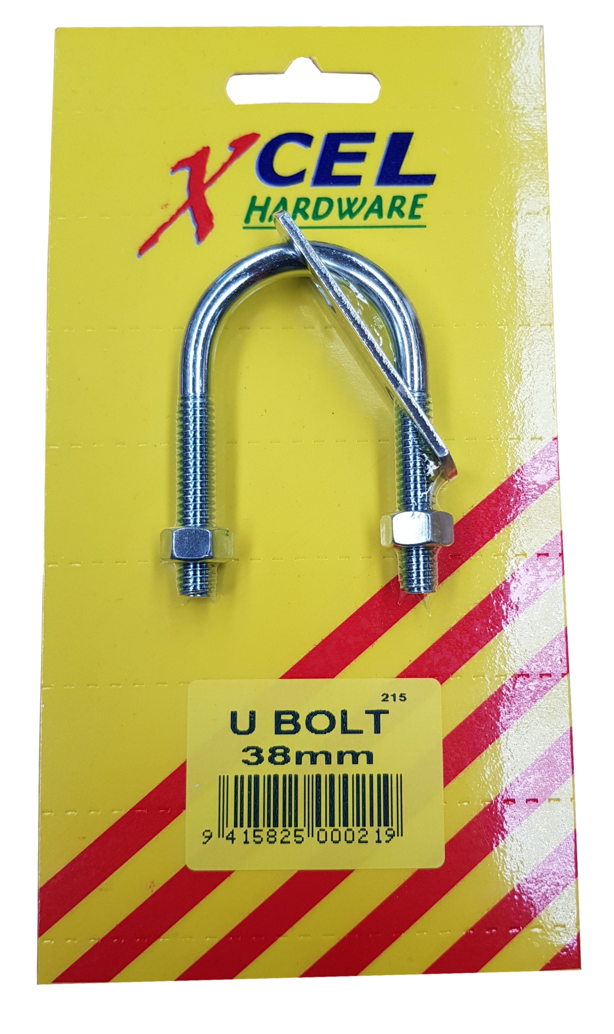 Xcel U-Bolt ZP 38mm Carded