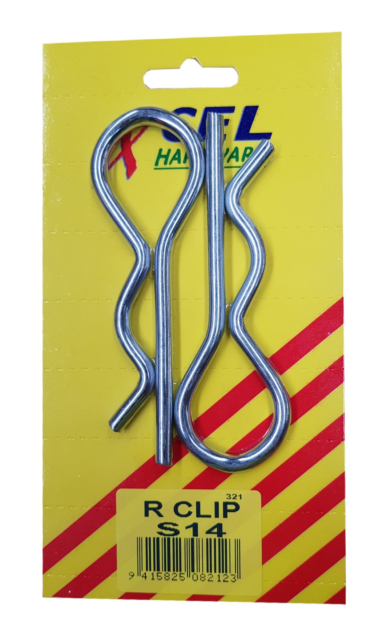 Xcel R-Clips #S14 2-pce 115mm x 6mm Carded