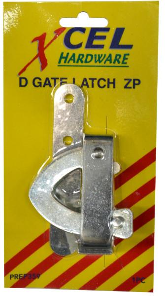 Xcel Gate Latch D-Type #170 Carded