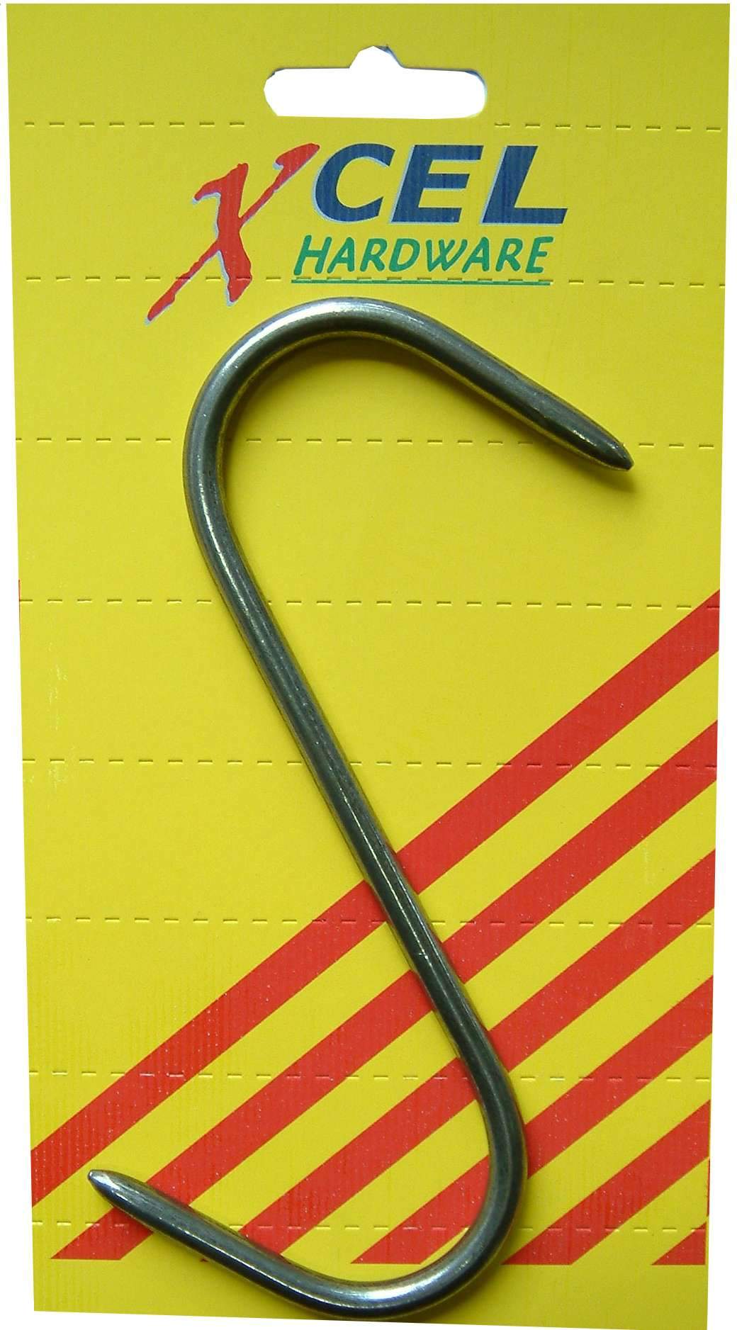 Xcel Meat Hook - Stainless Steel 150mm x 6mm Carded