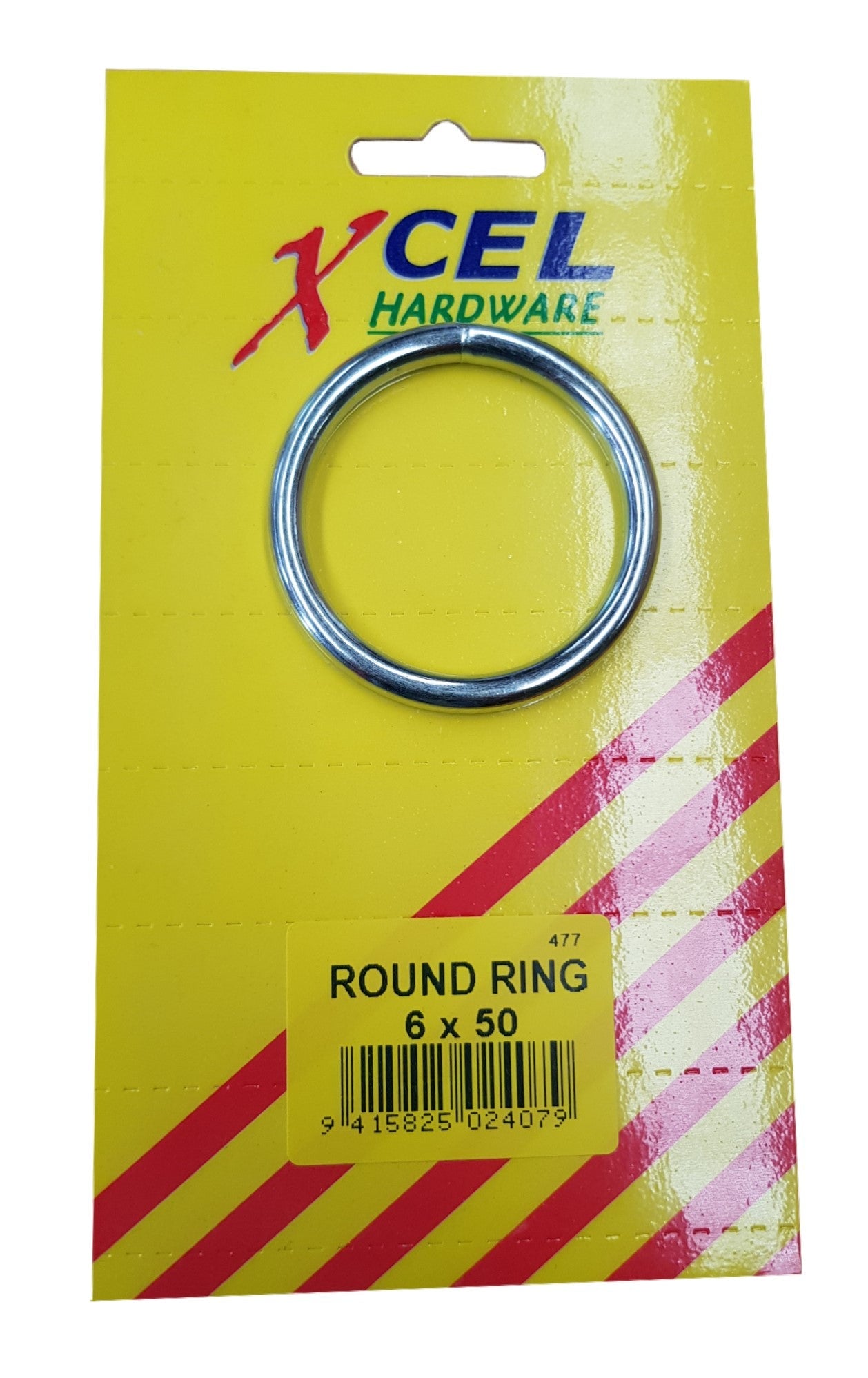 Xcel Round Ring 50mm x 6mm Carded