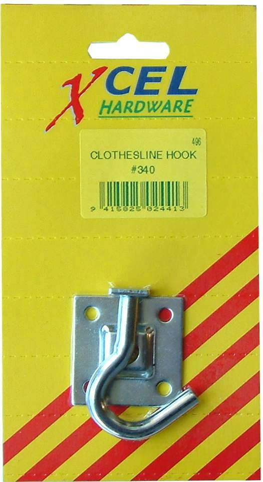 Xcel Clothesline Hook #340 Carded