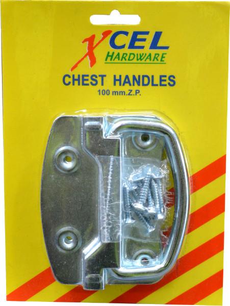 Xcel Chest Handles ZP 2-pce 100mm Carded