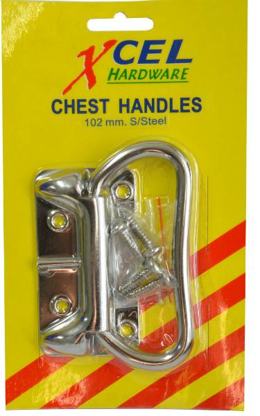 Xcel Chest Handle - Stainless Steel 105mm Carded