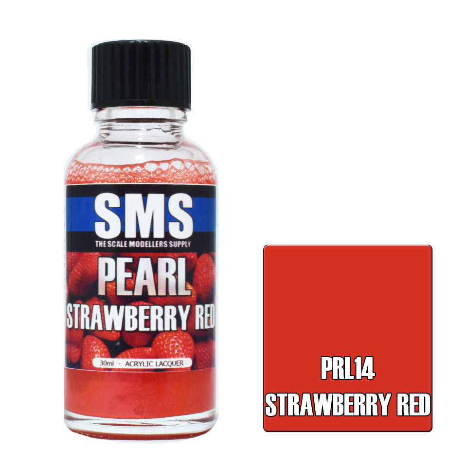 Airbrush Paint 30Ml Pearl Strawberry Red