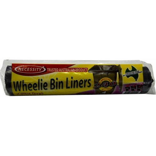 Redback Garbage Bags - Necessity 4-pce 240L