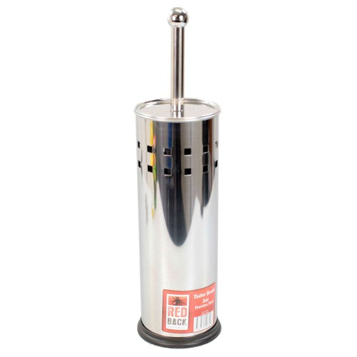 Redback Toilet Brush Set - Stainless Steel