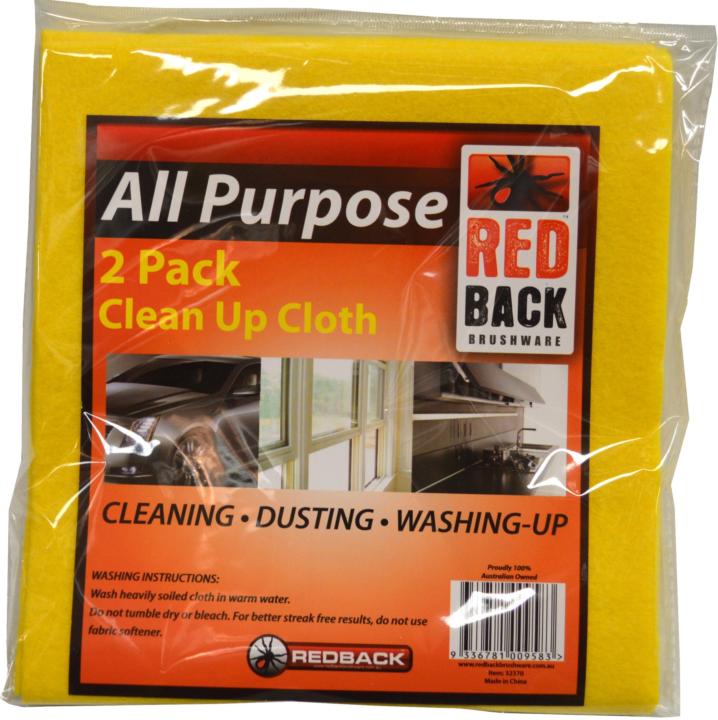 Redback Clean Up Cloth - All Purpose 2-pce