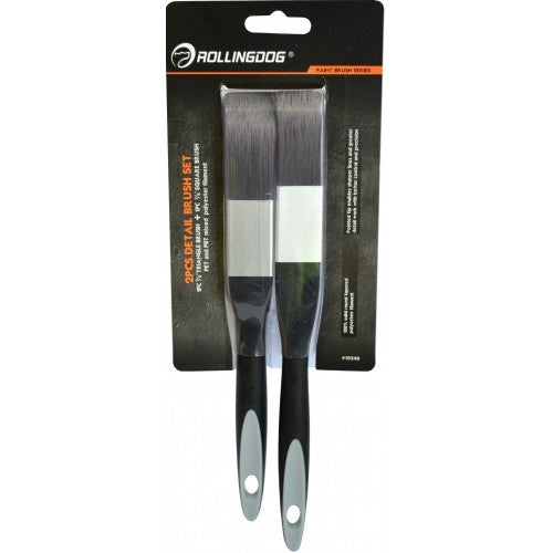 Rolling Dog Paint Brush Set Detailing 2pce