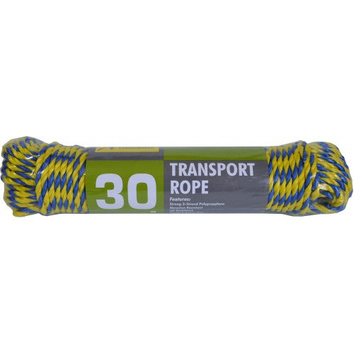 Xcel Rope - Twisted Polyprop Blue/Yellow 30m Hank 5mm