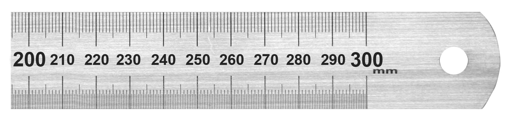 Worldwide 1850 Stainless Steel Rule 1000mm Metric Only / Conversion Table