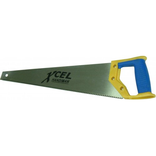 Xcel Hand Saw Yellow/Blue Handle 8-Point 550mm