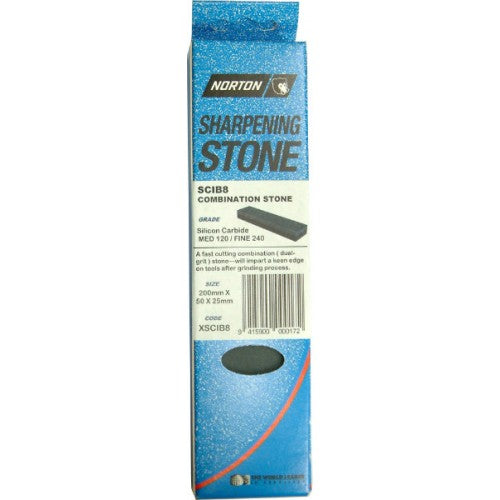 Norton Bench Stone Water Combination #SCIB8 200mm x 50mm x 25mm