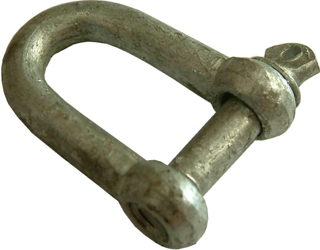 Xcel D Shackle Standard Galvanised 6mm