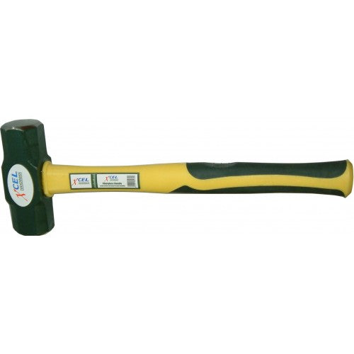 Xcel Sledge Hammer with Yellow Fibreglass Handle 4lb