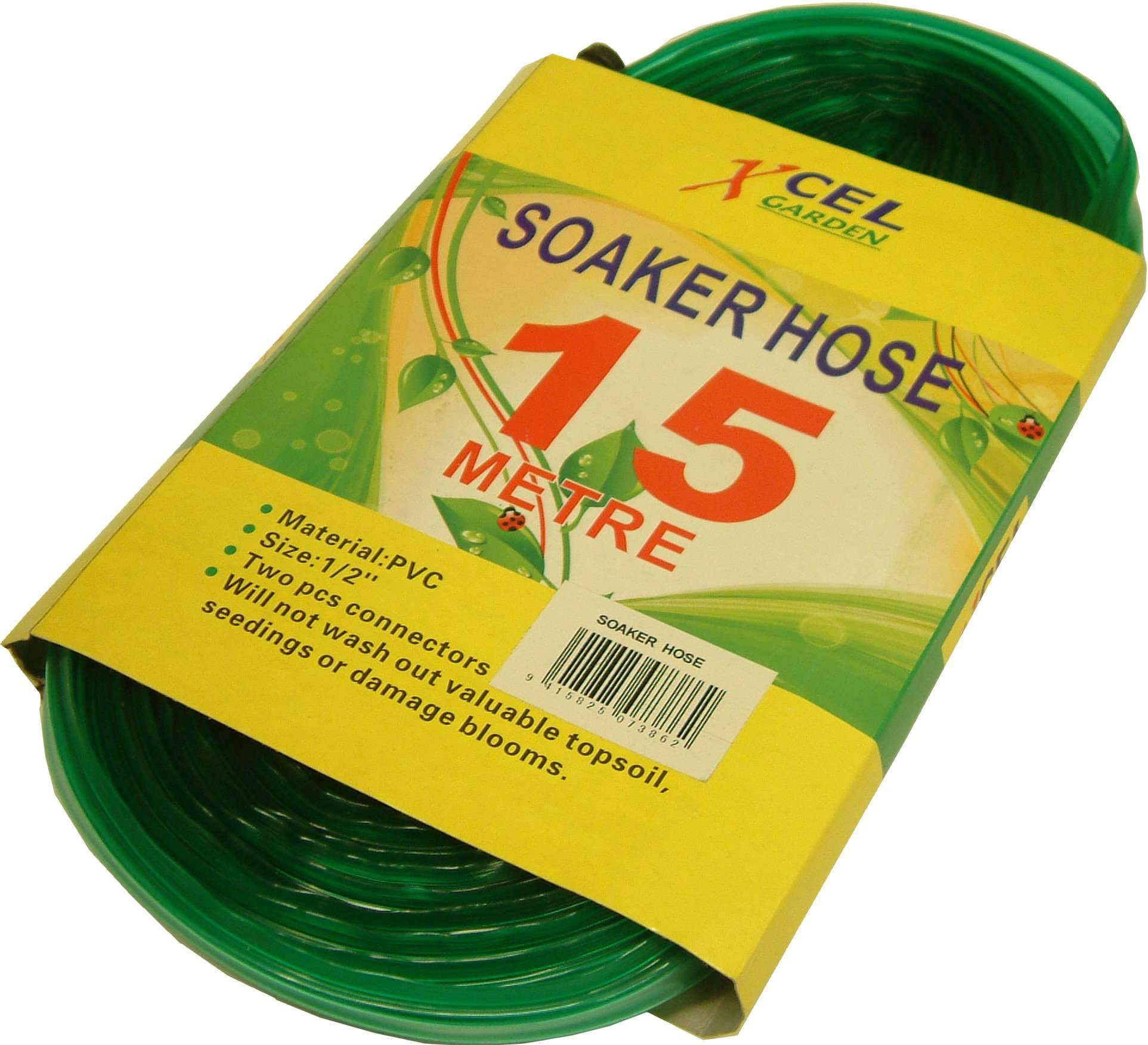 Xcel Soaker Hose with fittings 15m