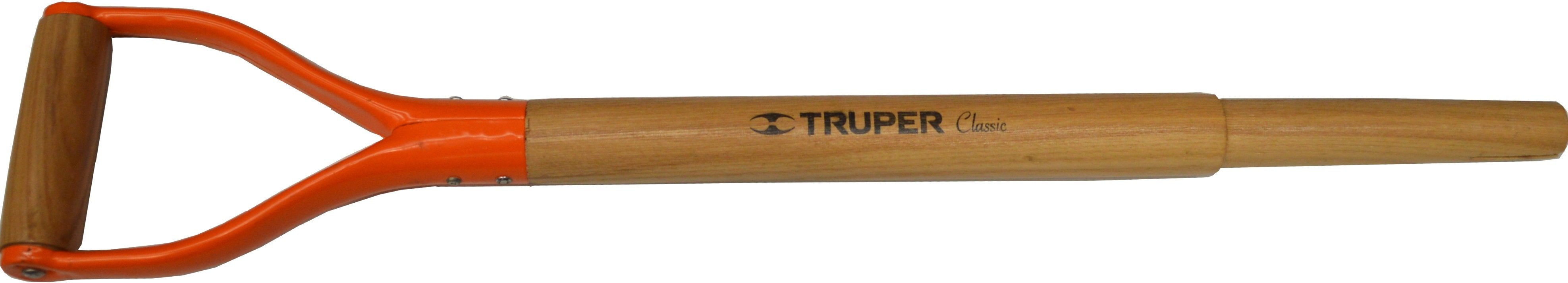 Truper D Spade Handle - Taper Socket with Steel D