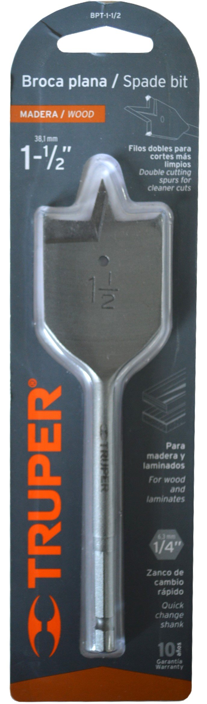 Truper Spade Bit 38mm