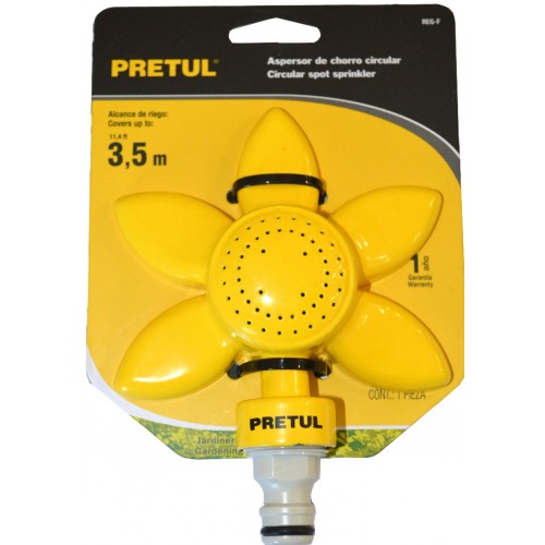 Truper Hose Sprinkler Stationary Alloy Flower Shape