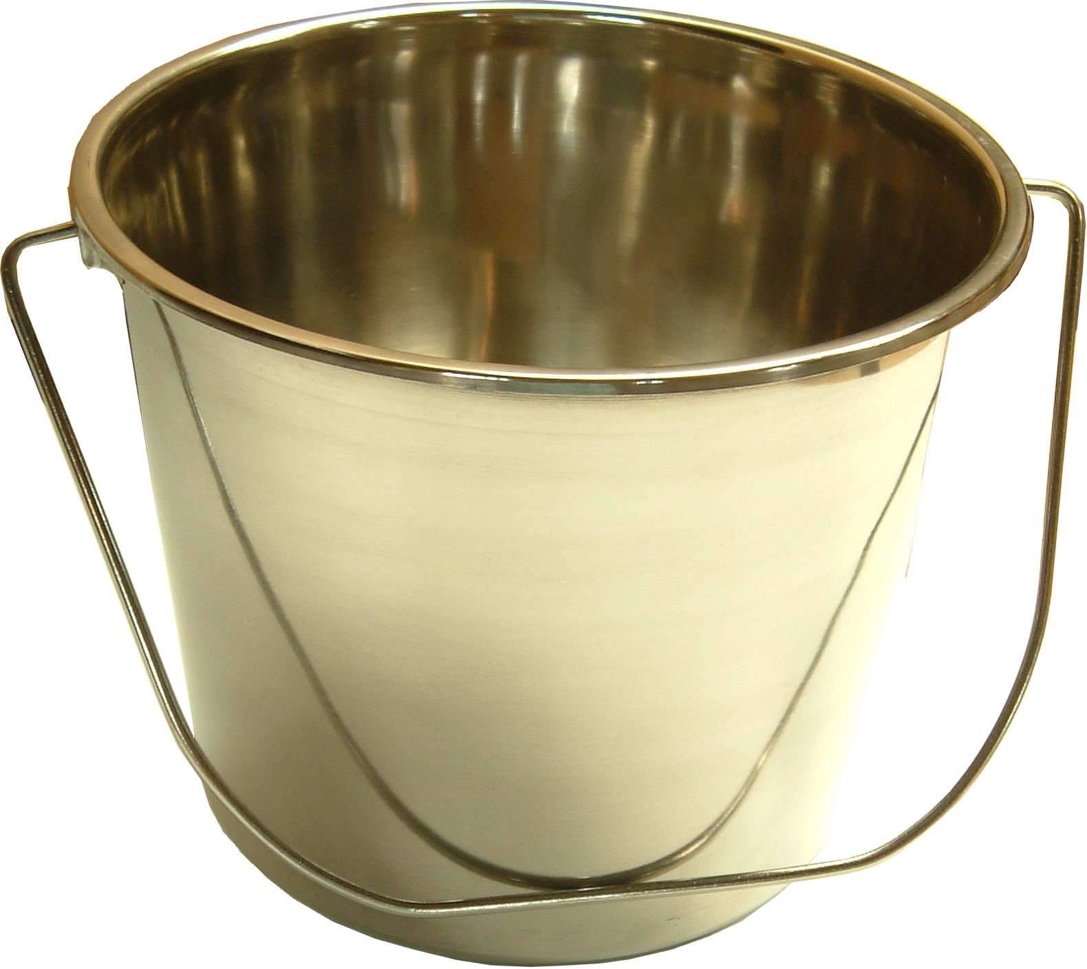 Xcel Stainless Steel Bucket With Handle 9 Litre Capacity