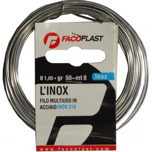 Faco Plast Binding Wire - Stainless Steel 50gm (8m) 1.0mm