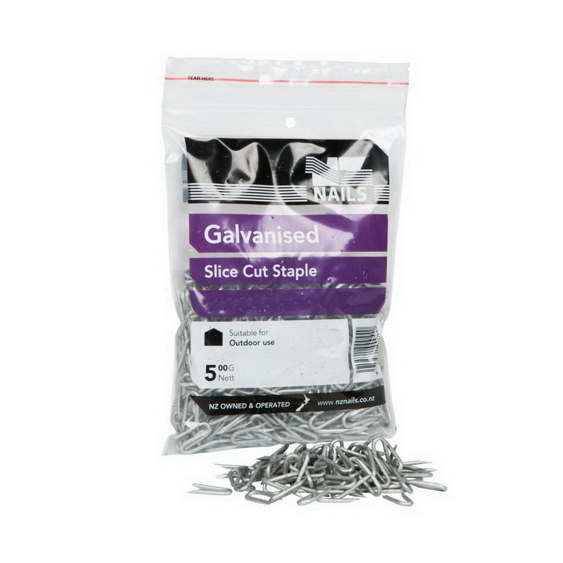 NZ Nails Staples - Galvanised 500gm 30mm x 3.15mm