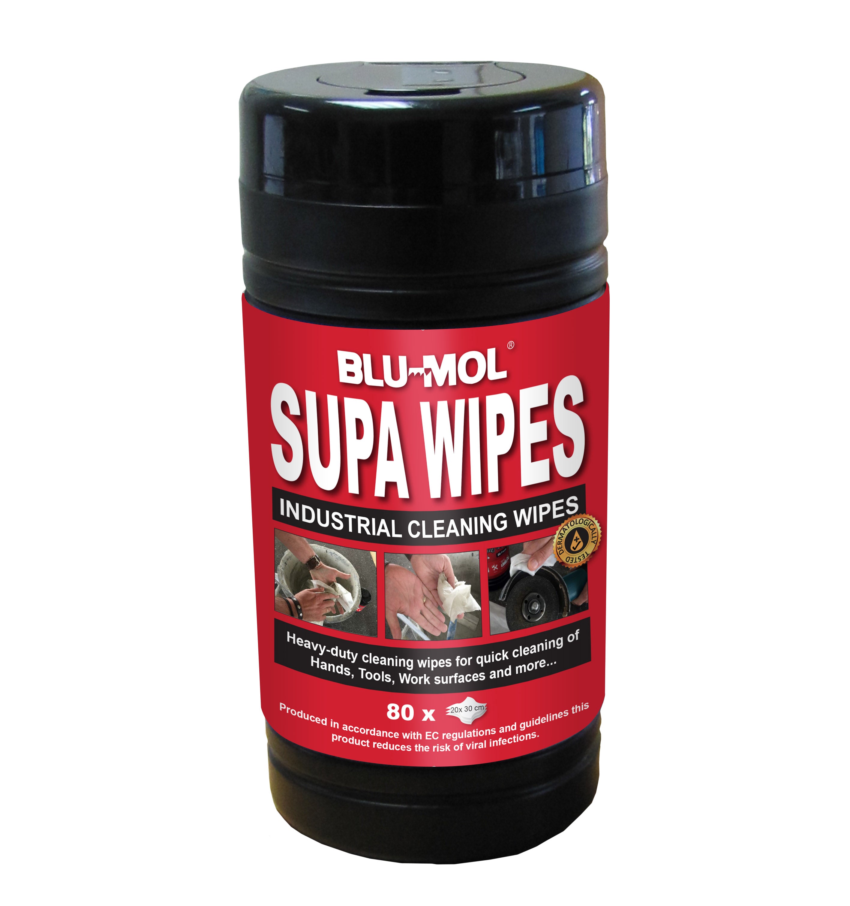 Supa Wipes indust Xl 80 Pack