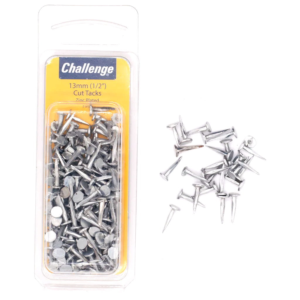 Challenge Zinc Tacks - 100gm Pack 13mm