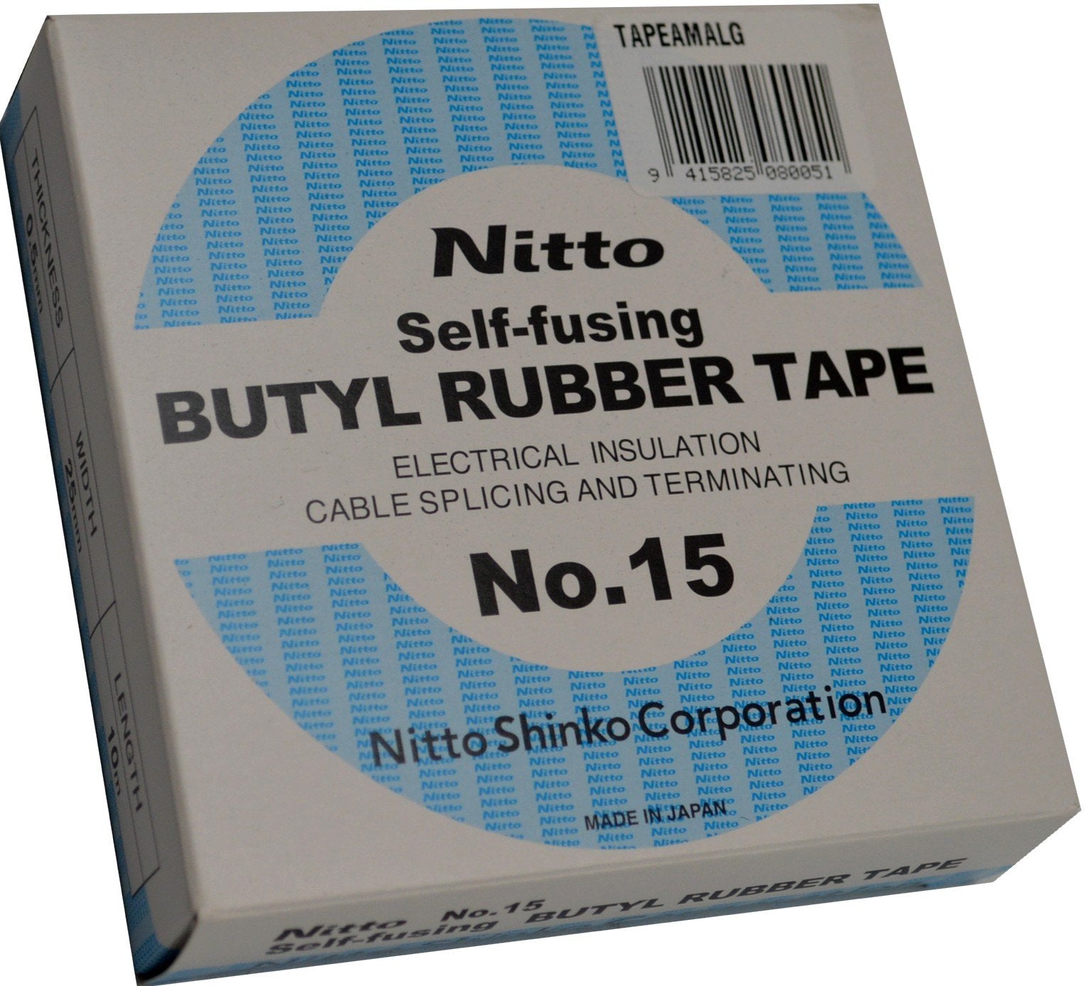 Nitto Self Amalgamating Butyl Rubber Tape #15 25mm x 10m