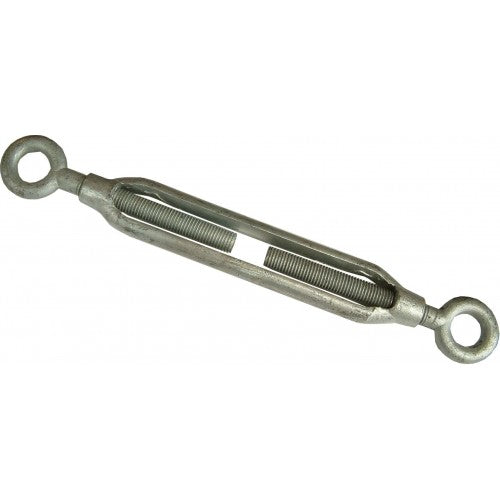 Xcel Turnbuckle Open Body Galvanised Eye & Eye 8mm