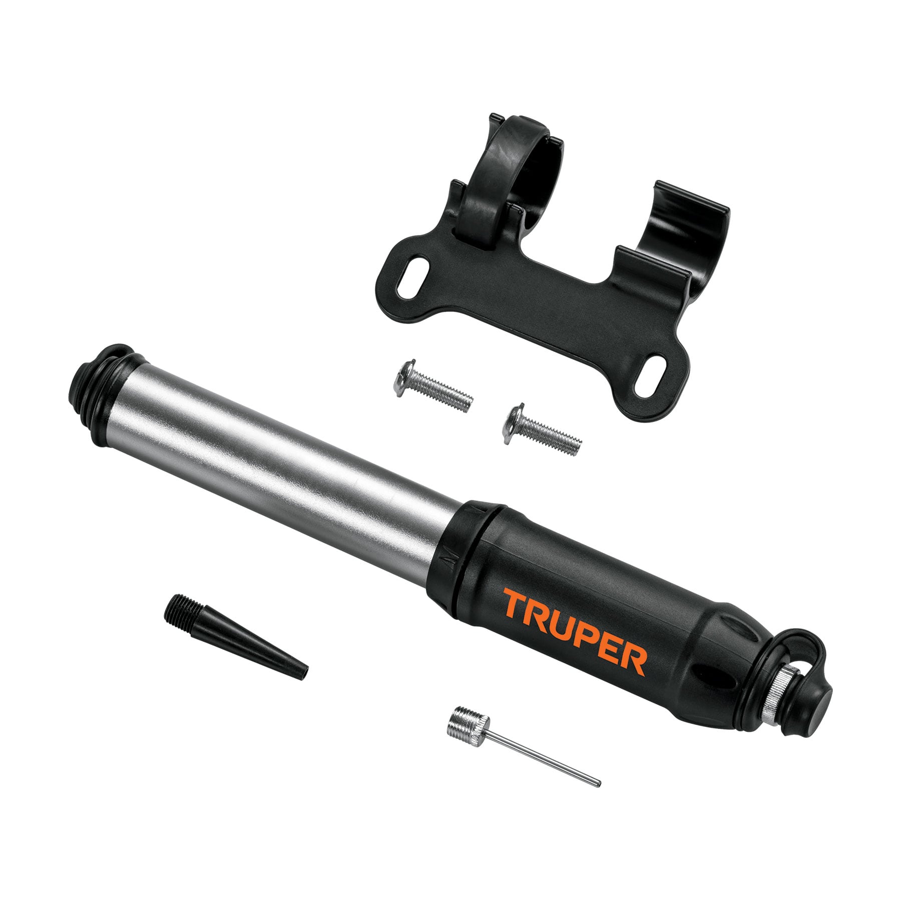 Truper Bike Tyre Pump - Aluminium 87psi